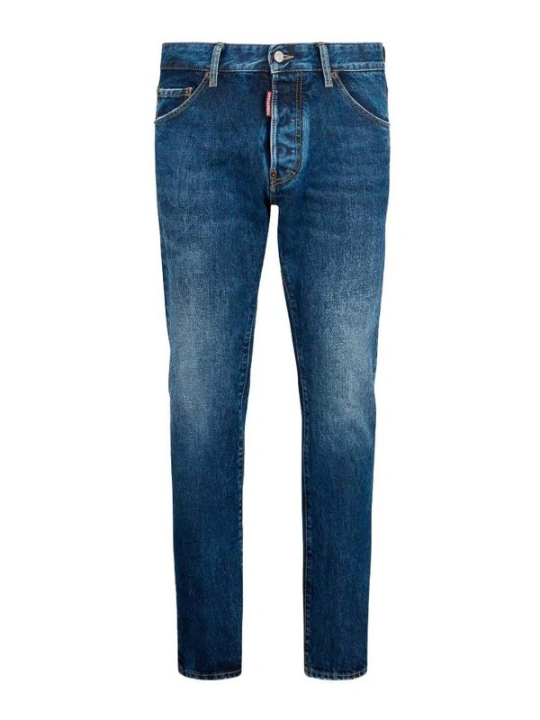 DSQUARED2: skinny jeans online - Pants 5 Pockets Navy Blue