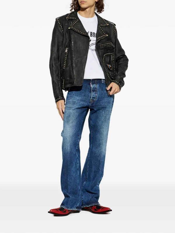 DSQUARED2: skinny jeans online - Pants 5 Pockets Navy Blue