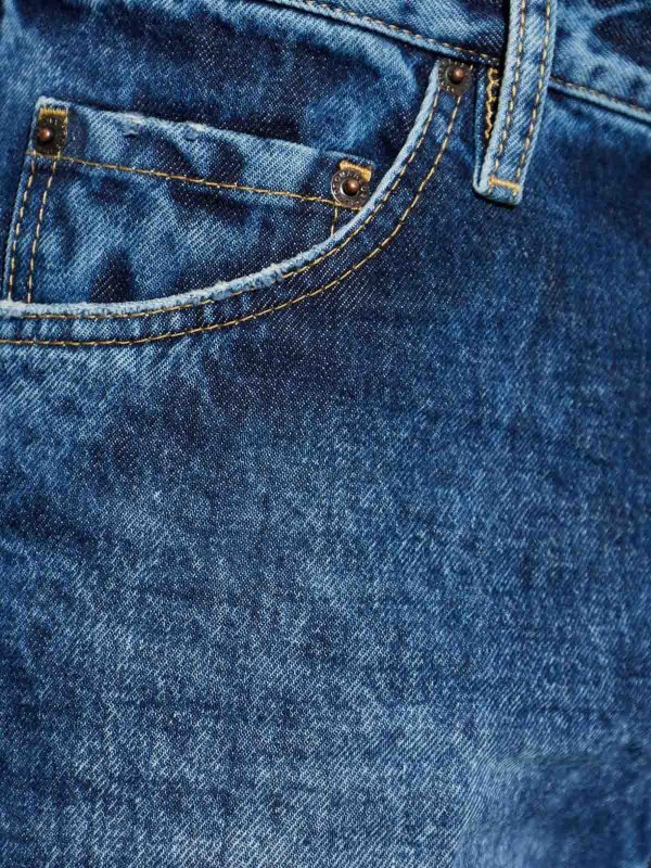 Pants 5 Pockets Navy Blue shop online: DSQUARED2