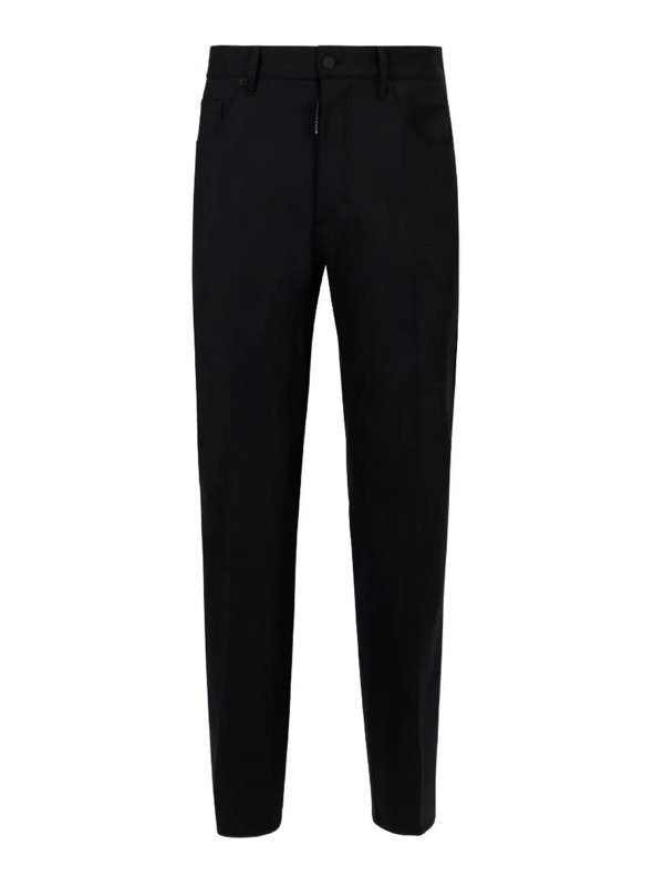 DSQUARED2: Jeans pitillos - Vaqueros Pitillos - Negro