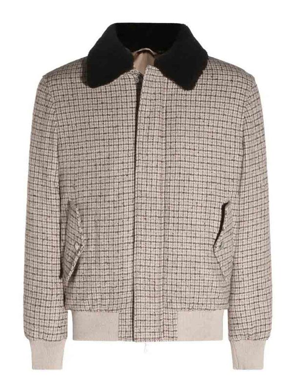ELEVENTY: giacche casual - Giubbotto bomber Marrone