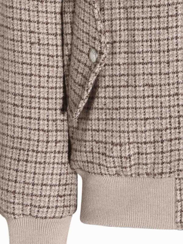 Giubbotto bomber Marrone shop online: ELEVENTY