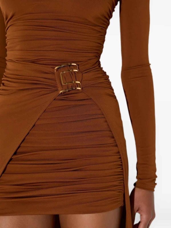 マキシドレス - ブラウン shop online: ELISABETTA FRANCHI