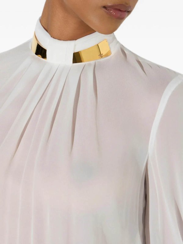 シャツ - クリーム shop online: ELISABETTA FRANCHI