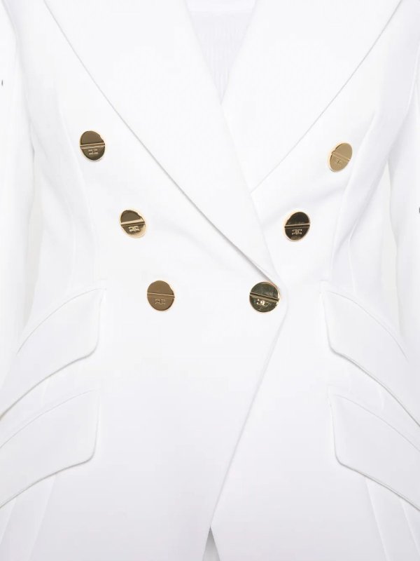 Ivory jacket shop online: ELISABETTA FRANCHI