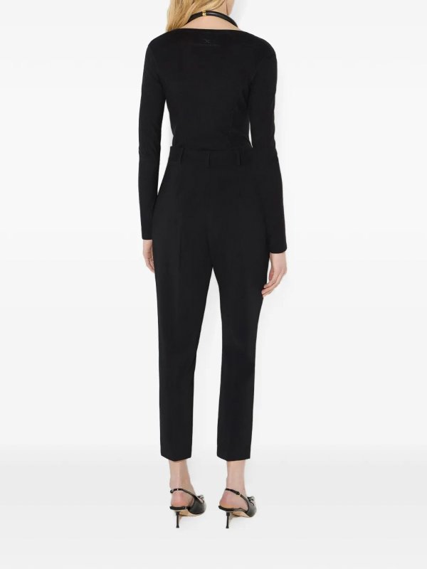 The Best Shops ELISABETTA FRANCHI: カジュアルトラウザー - カジュアルパンツ - 黒