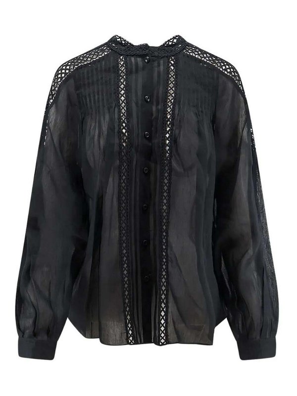 ISABEL MARANT: Tops y camisetas sin mangas - Top - Negro