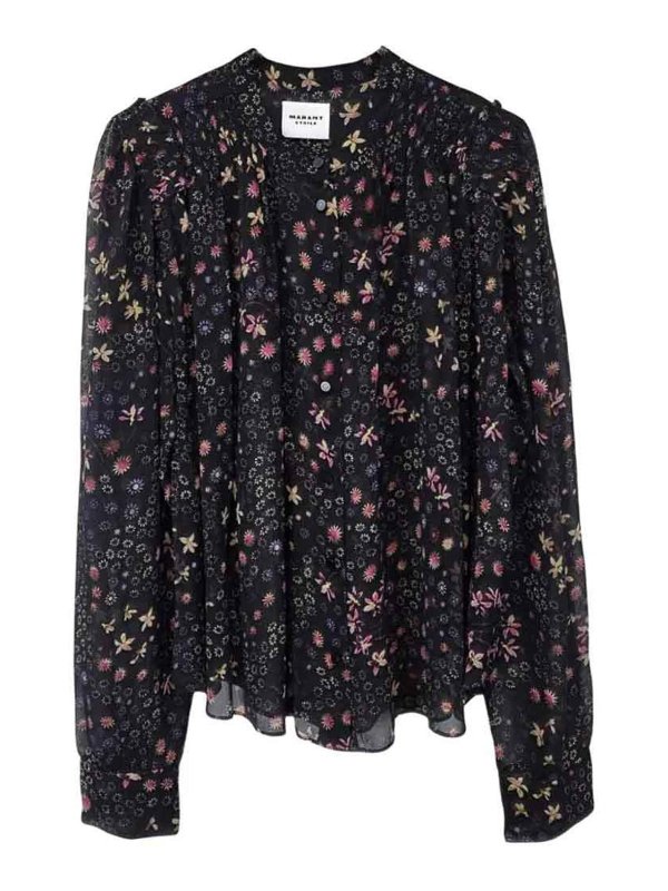 ISABEL MARANT: Tops und Tank Tops - Top - Schwarz