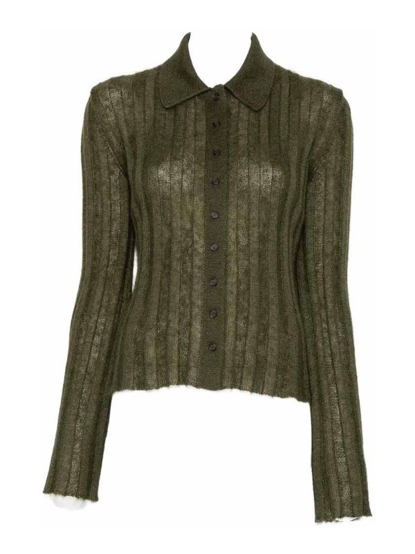 KHAITE: Pull col rond - Pull Col Rond - Vert