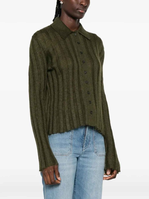 KHAITE: Pull col rond online - Pull Col Rond - Vert