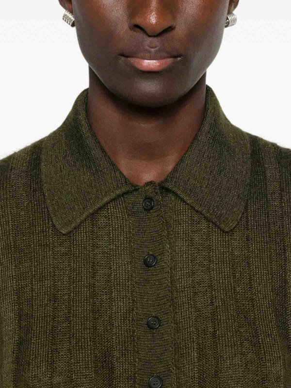 Pull Col Rond - Vert shop online: KHAITE