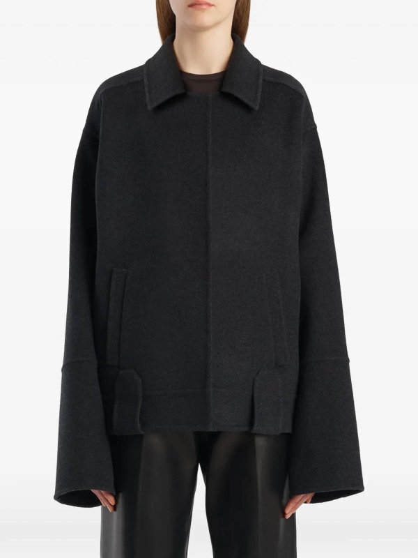 Alder Jacket Charcoal shop online: KHAITE