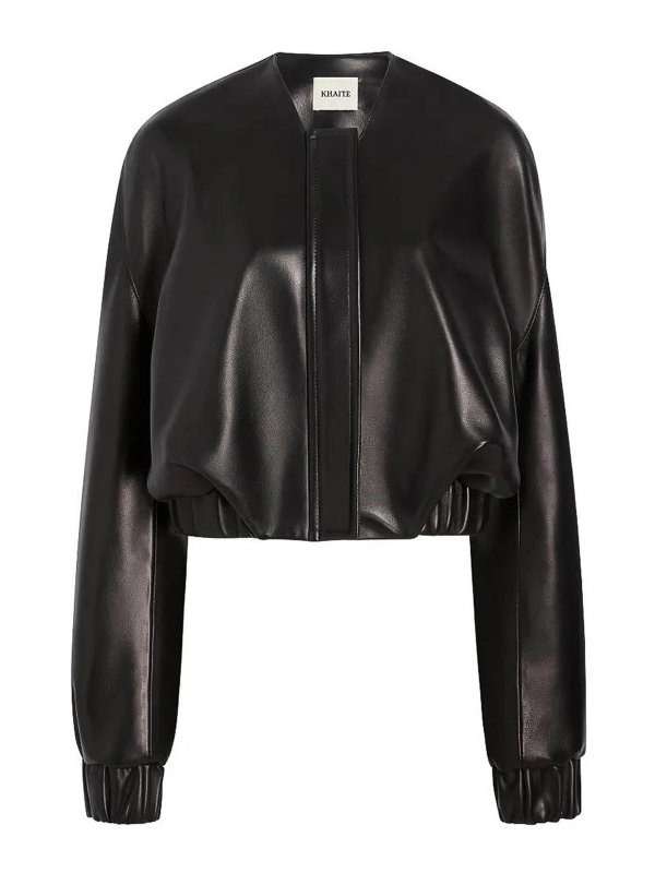 KHAITE: casual jackets - Cordan Jacket Black