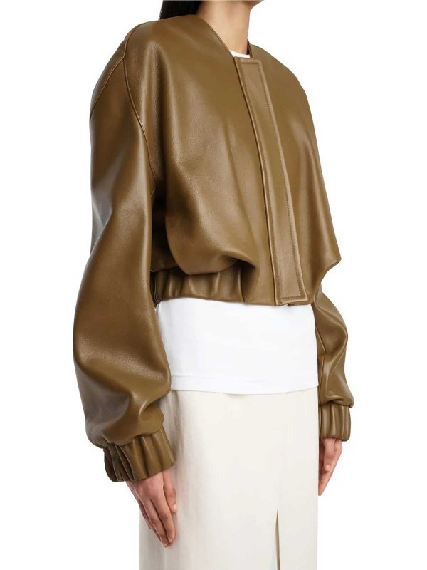 The Best Shops KHAITE: casual jackets - Cordan Jacket  Dark Olive
