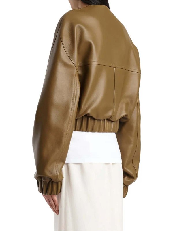 Cordan Jacket  Dark Olive shop online: KHAITE
