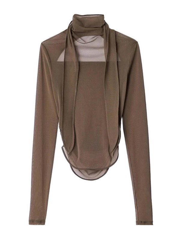 LEMAIRE: Tops und Tank Tops - Top - Braun