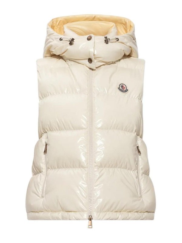 MONCLER: Chalecos  - Chaleco - Amarillo