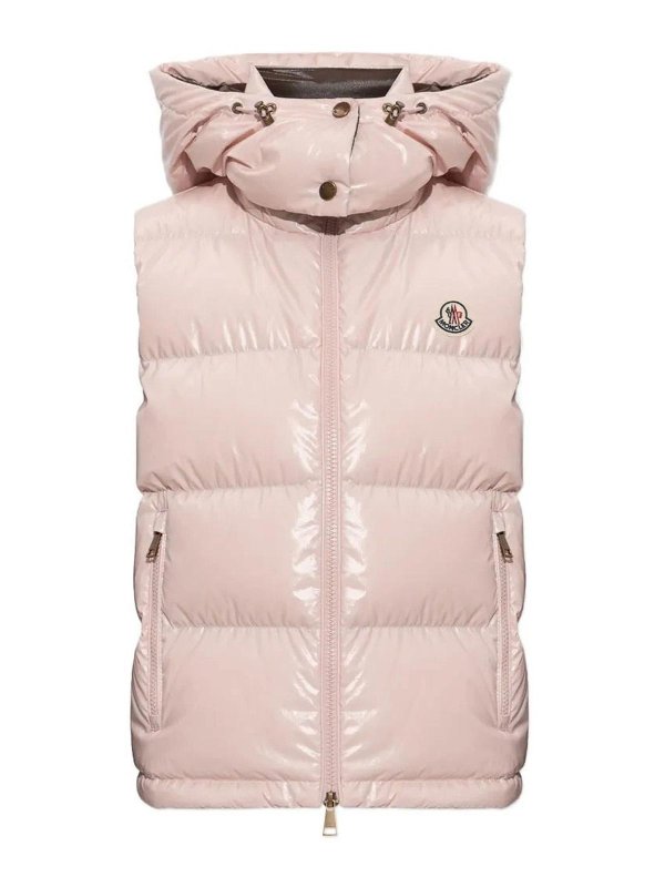 MONCLER: Westen - Weste - Rosa