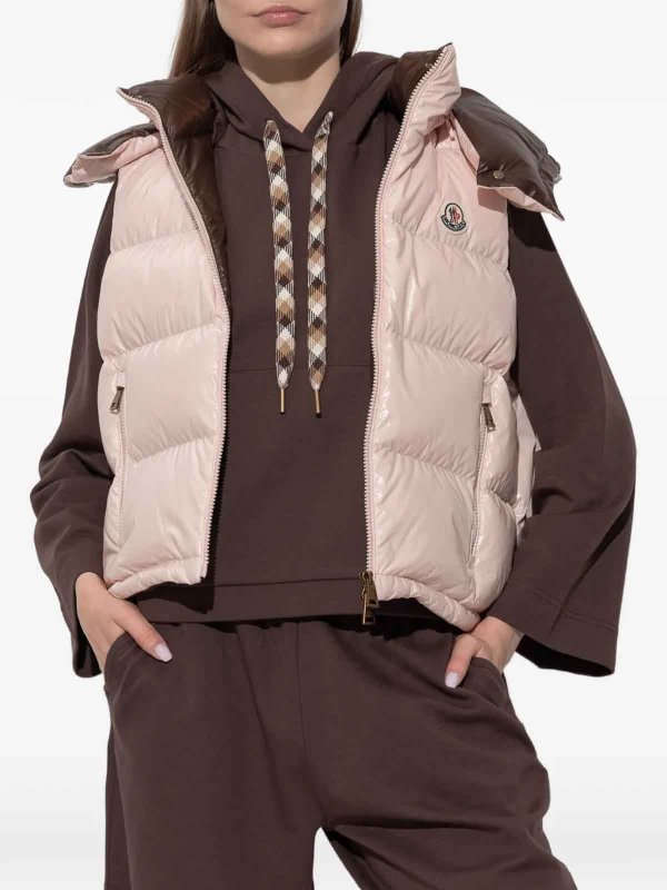 The Best Shops MONCLER: Westen - Weste - Rosa