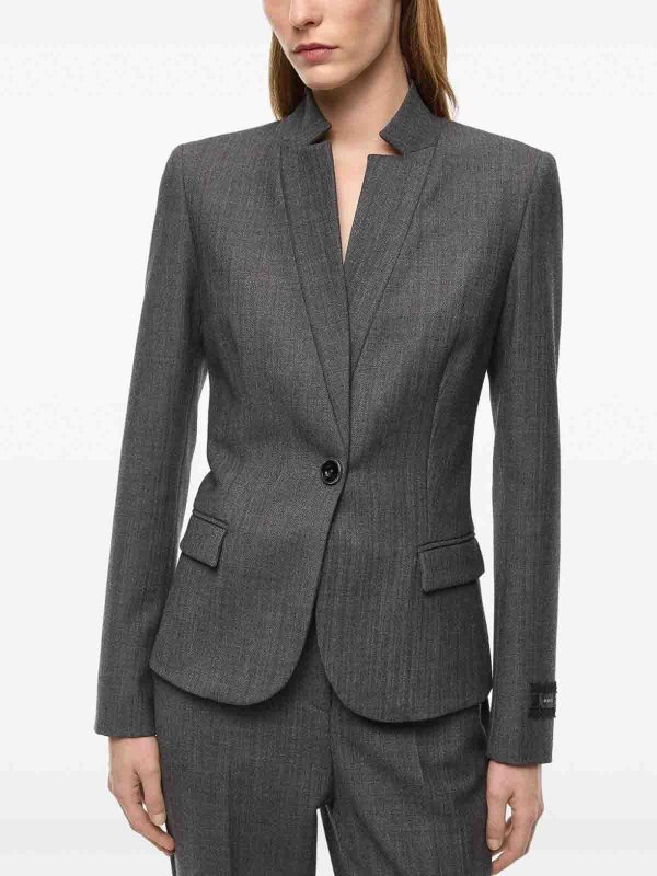 The Best Shops Pinko: Blazer - Blazer - Gris
