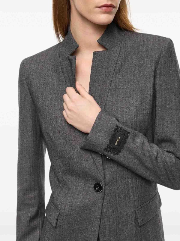 Blazer - Gris shop online: Pinko