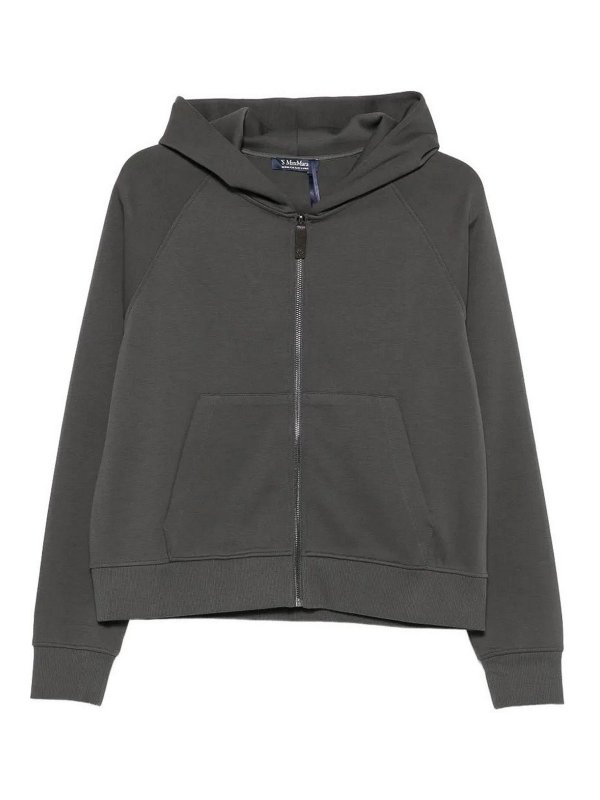 S MAX MARA: Sudaderas y suéteres - Sudadera - Gris
