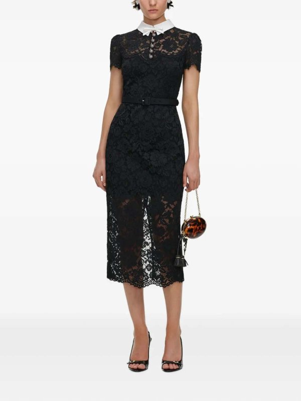 Maxikleid - Schwarz shop online: Self Portrait