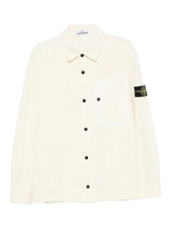 STONE ISLAND: Hemden - Hemd - Weiß