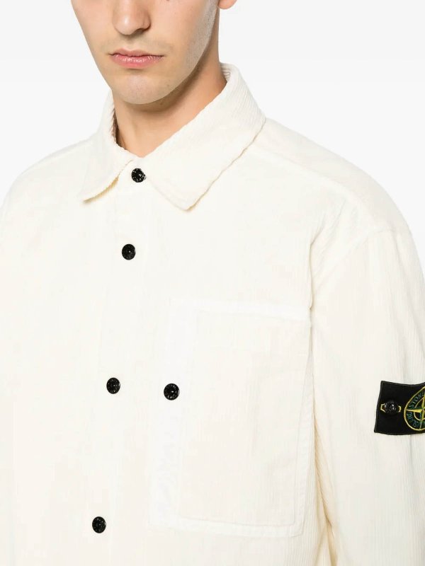 Hemd - Weiß shop online: STONE ISLAND
