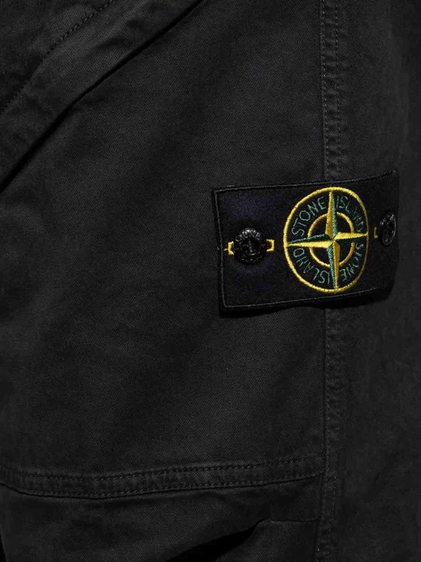 Pantalone Sciolto Nero shop online: STONE ISLAND