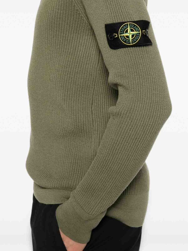 Rollkragenpullover - Grün shop online: STONE ISLAND