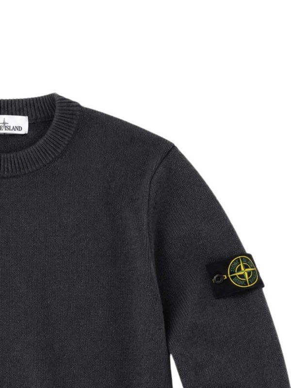 The Best Shops STONE ISLAND: Col roulé & Col polo - Pull Col Roulé - Gris