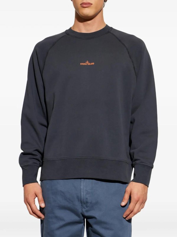 The Best Shops STONE ISLAND: スウェット＆セーター - スウェットシャツ/セーター - ダークブルー