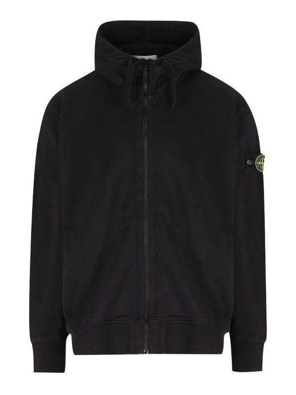 STONE ISLAND: スウェット＆セーター - スウェットシャツ/セーター - 黒