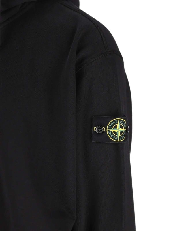 スウェットシャツ/セーター - 黒 shop online: STONE ISLAND