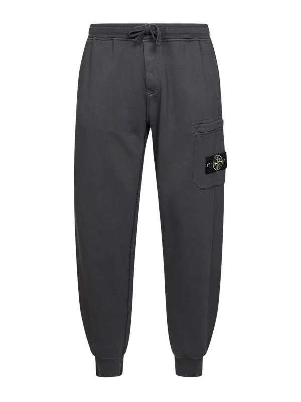 STONE ISLAND: カジュアルトラウザー - カジュアルパンツ - グレー
