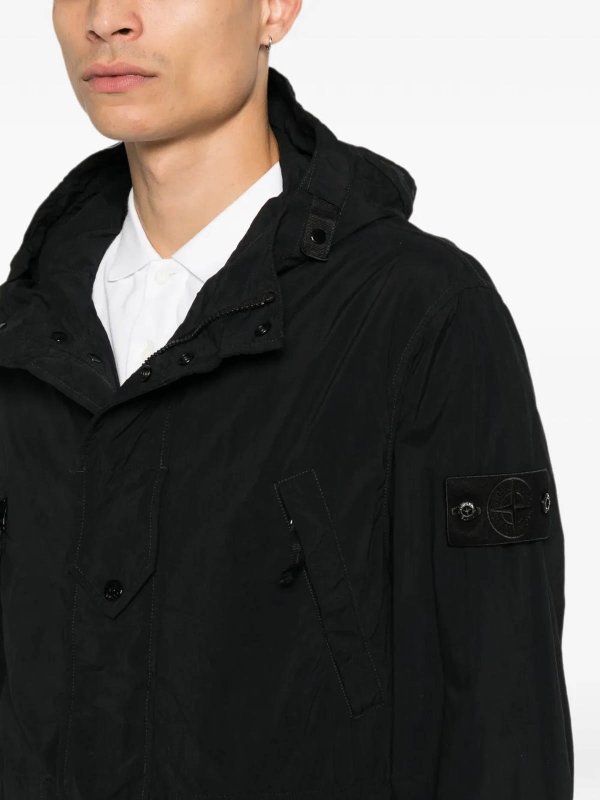 The Best Shops STONE ISLAND: カジュアルジャケット - カジュアルジャケット - 黒