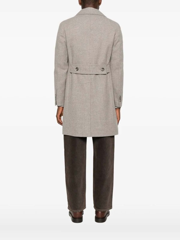 The Best Shops TAGLIATORE: knee length coats - Cappotto