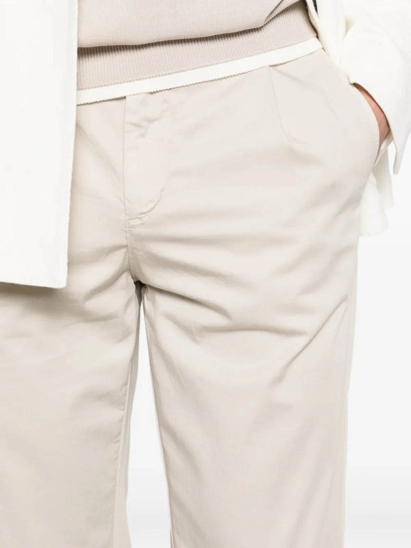 Sand Elasticated Jogger Pants shop online: ELEVENTY