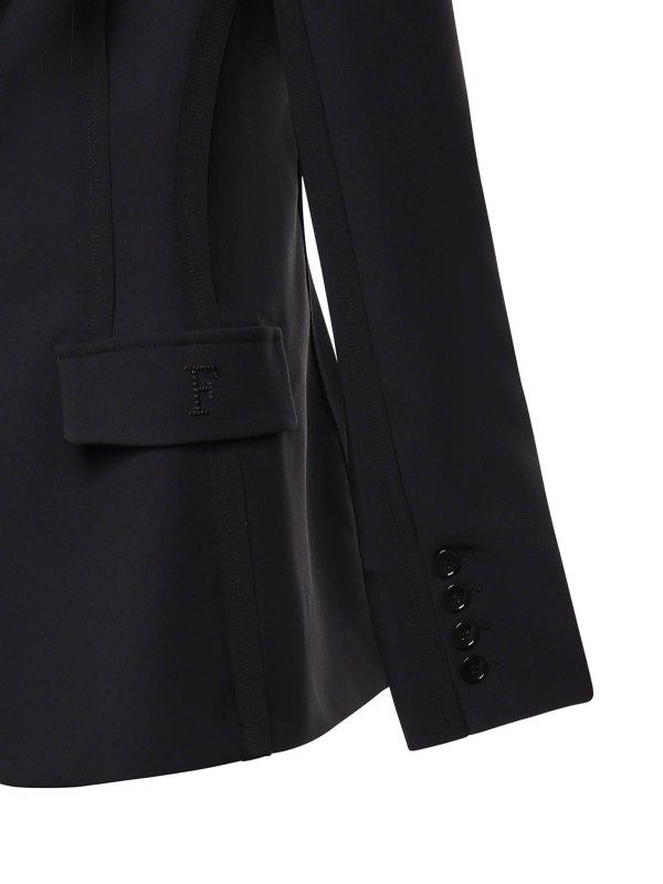 ELISABETTA FRANCHI: ブレザー online - ブレザー - 黒
