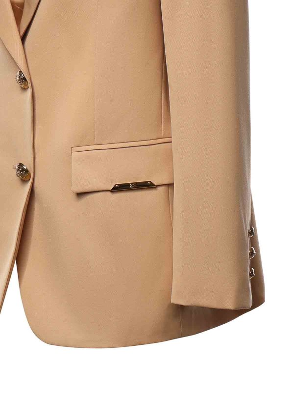 ELISABETTA FRANCHI: blazers online - Camel jacket