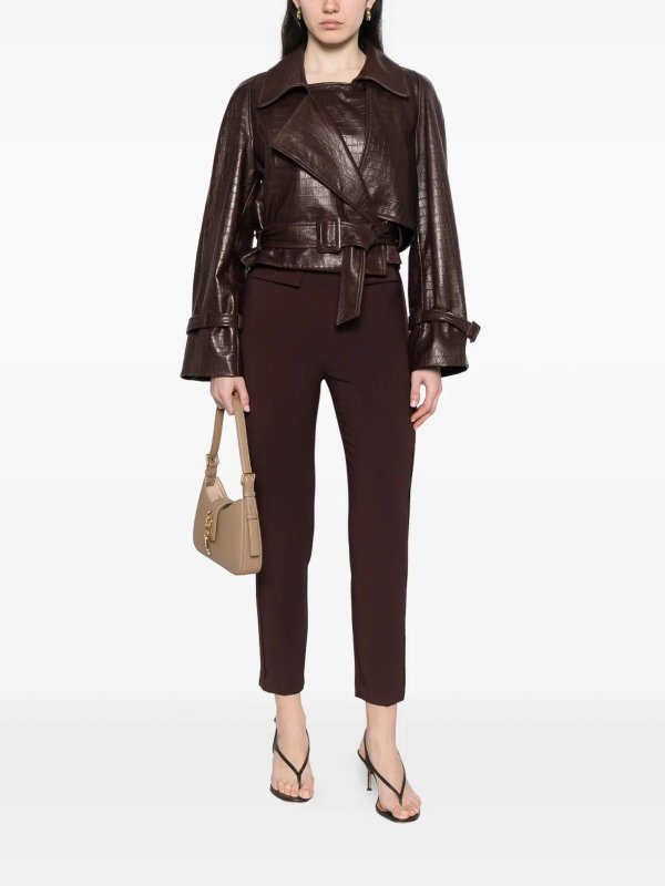ELISABETTA FRANCHI: カジュアルトラウザー online - カジュアルパンツ - ブラウン