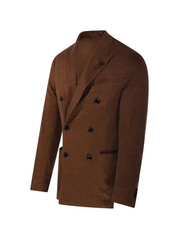 LARDINI: Blazer online - Blazer - Braun