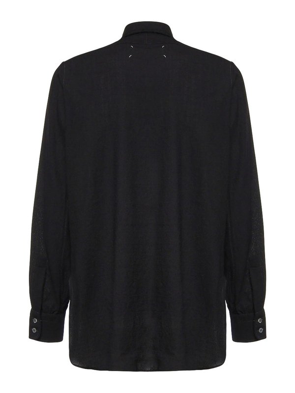 The Best Shops Maison Margiela: Hemden - Hemd - Schwarz