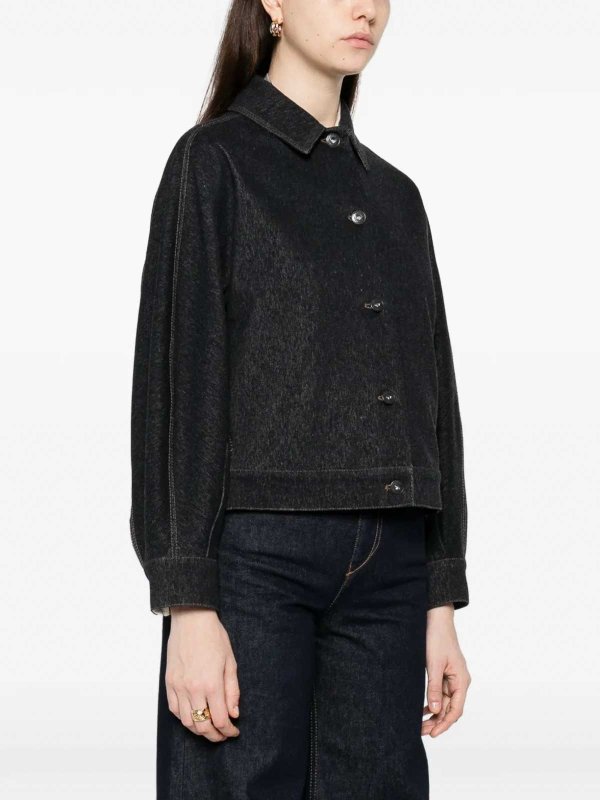The Best Shops Max Mara: blazers - Mxpnettare Navy Jersey Jacket