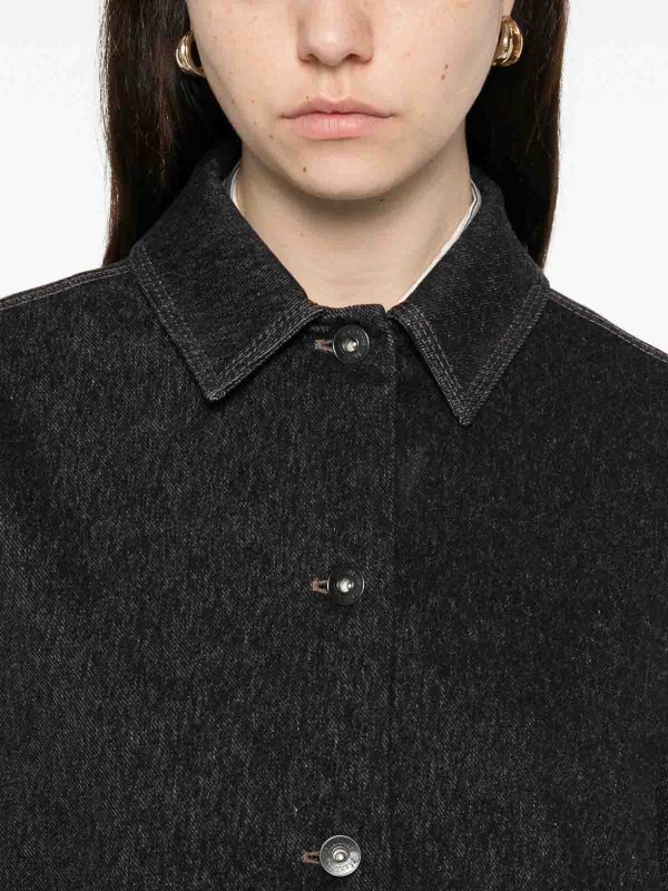Mxpnettare Navy Jersey Jacket shop online: Max Mara