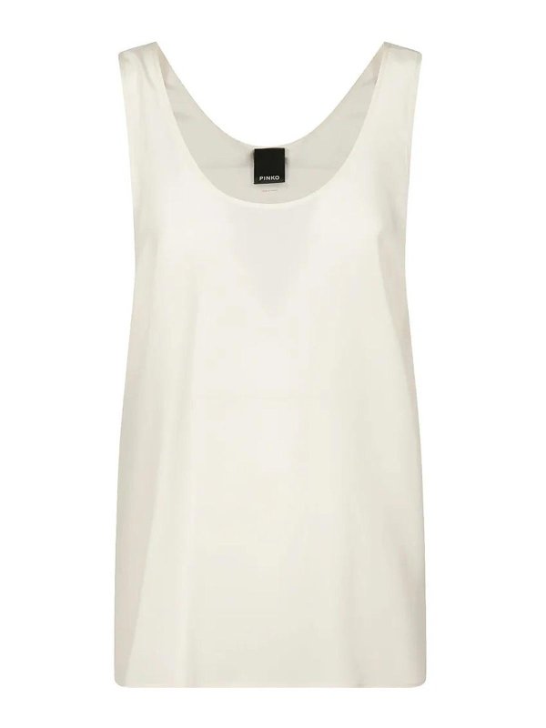 Pinko: Tops und Tank Tops - Top - Weiß