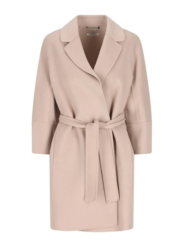 S MAX MARA: トレンチコート - トレンチコート - ベージュ