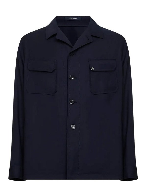 TAGLIATORE: Blazer - Blazer - Azul