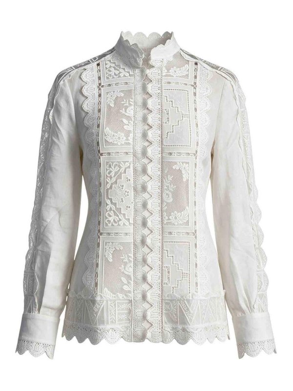 ZIMMERMANN: Blusas - Blusa - Blanco